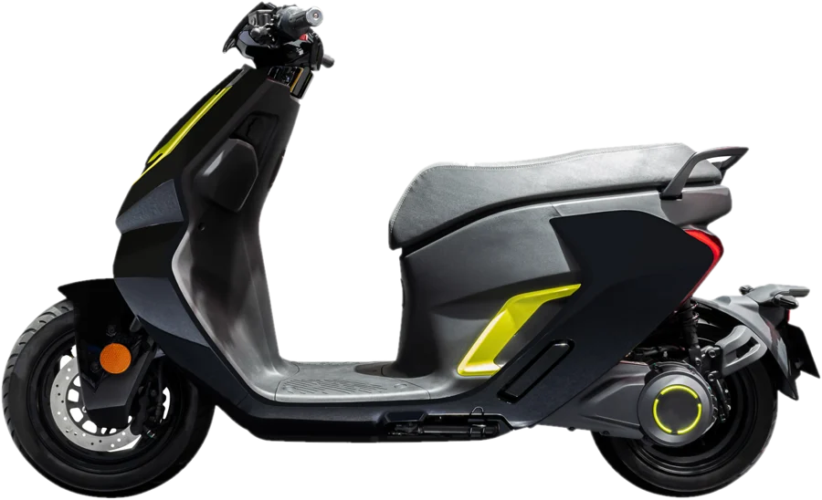 Moto elétrica preta